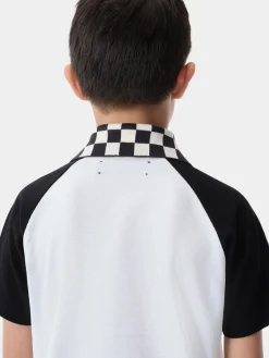 KIDS' MA CHECKERED 22 POLO