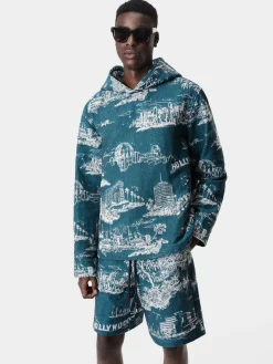 LA LANDMARK TAPESTRY HOODIE