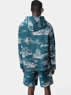 LA LANDMARK TAPESTRY HOODIE