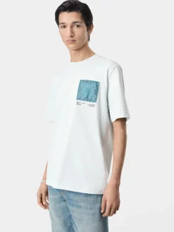 MA BANDANA SILK APPLIQUE TEE