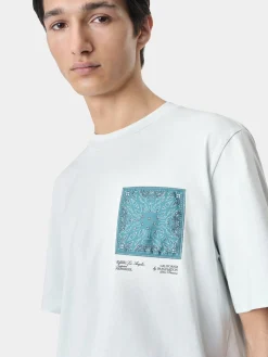 MA BANDANA SILK APPLIQUE TEE