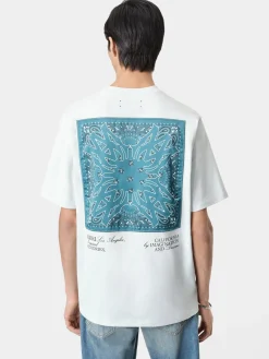 MA BANDANA SILK APPLIQUE TEE