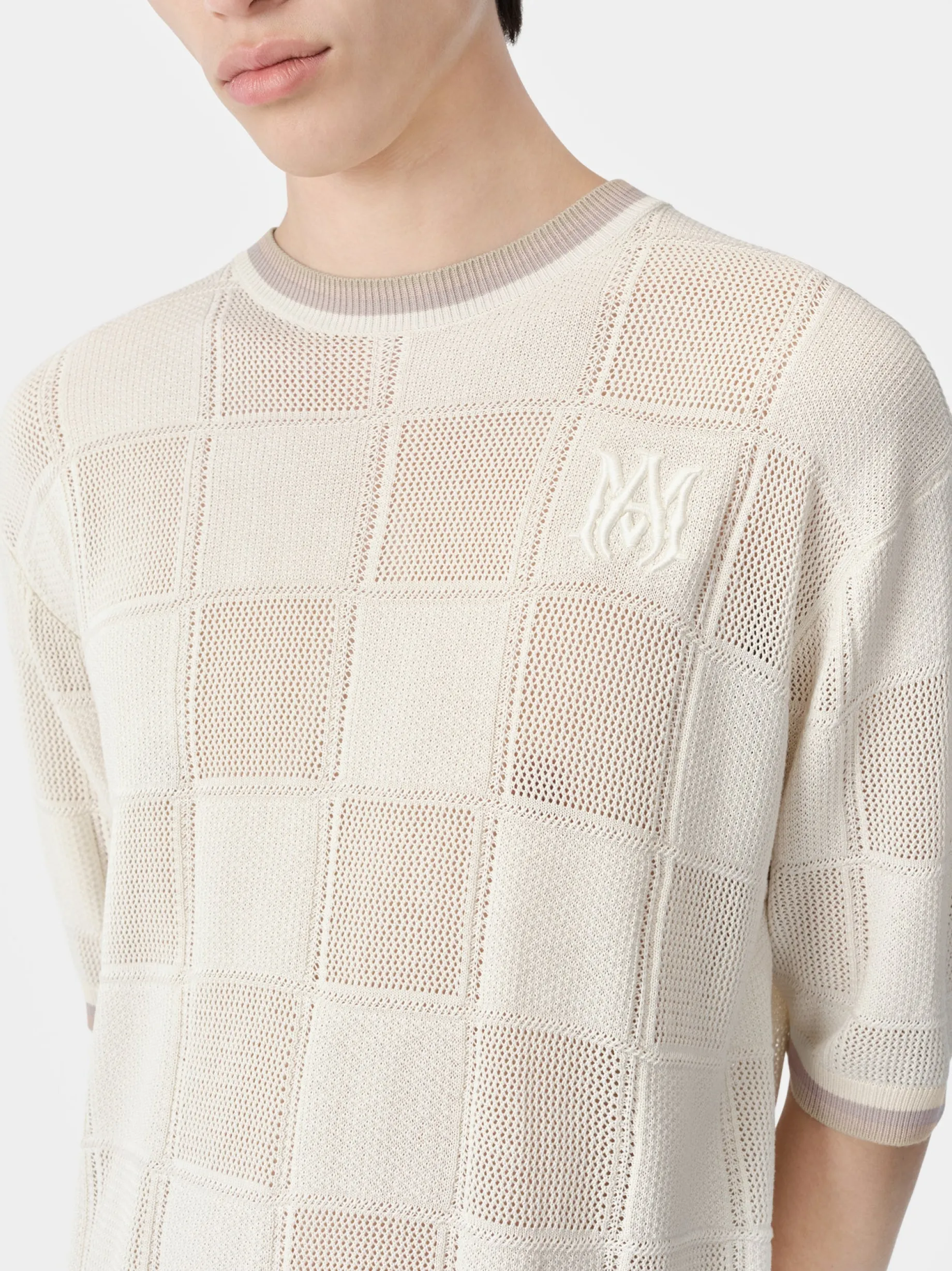 MA CHECKERED TEE
