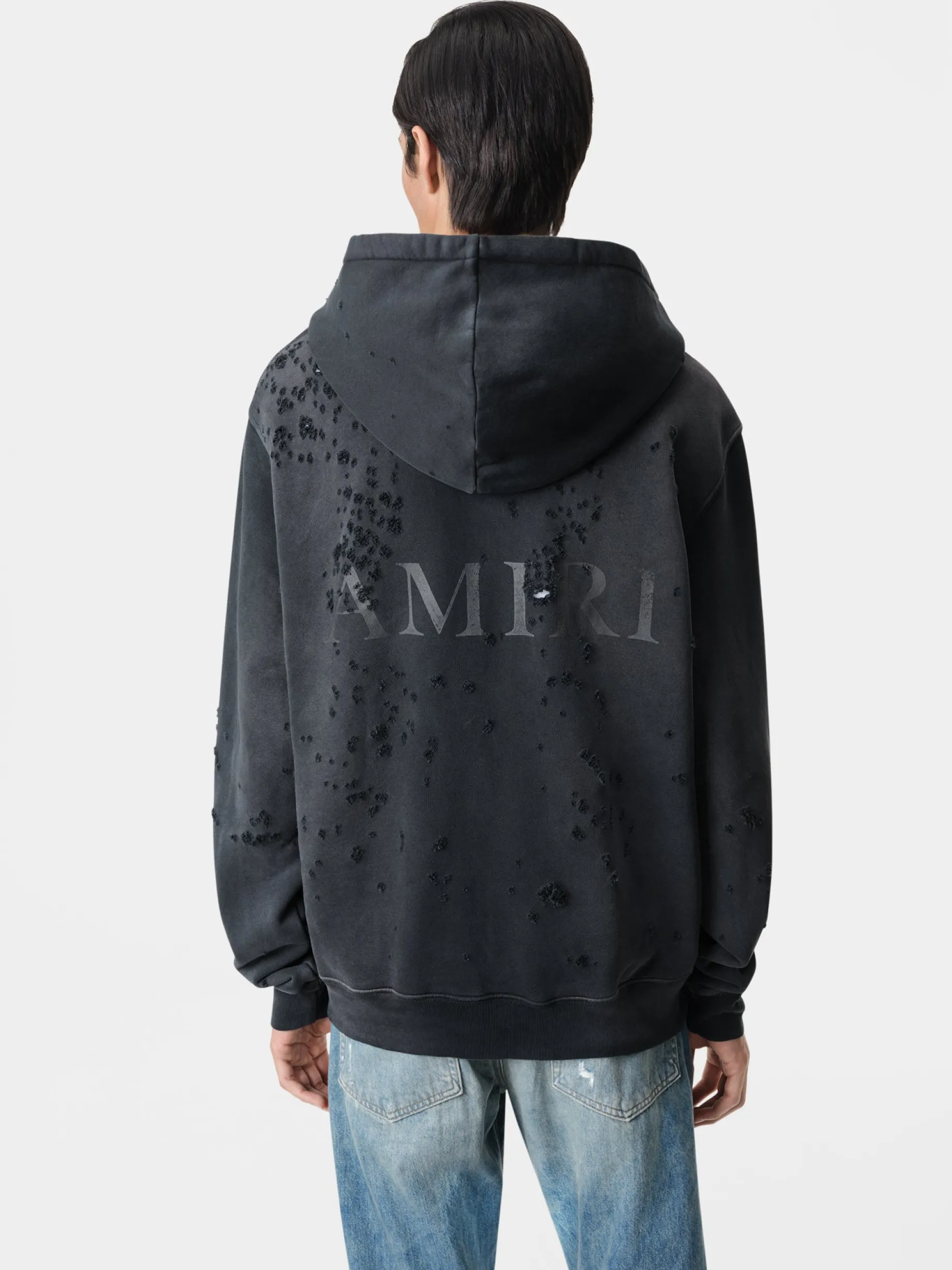MA LOGO SHOTGUN ZIP HOODIE