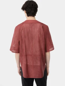 MA PERFORATED BASEBALL SHIRT