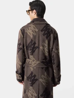 MA QUAD BRUSHED DOUBLE-BREASTED OVERCOAT