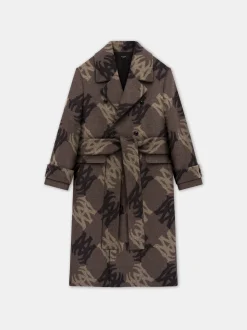 MA QUAD BRUSHED DOUBLE-BREASTED OVERCOAT