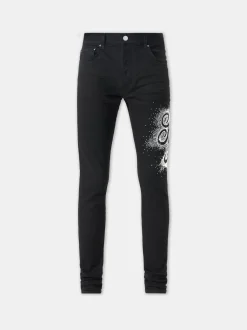 MA SWIRL CRYSTAL SKINNY JEAN