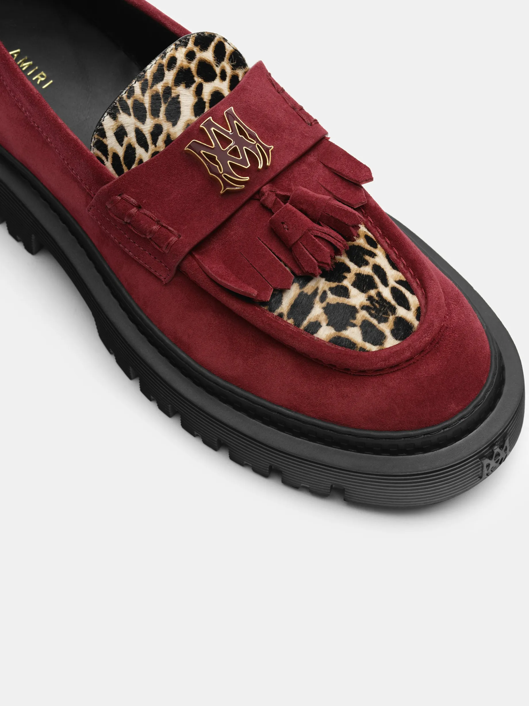 MA TASSLE LEOPARD JUMBO LOAFER