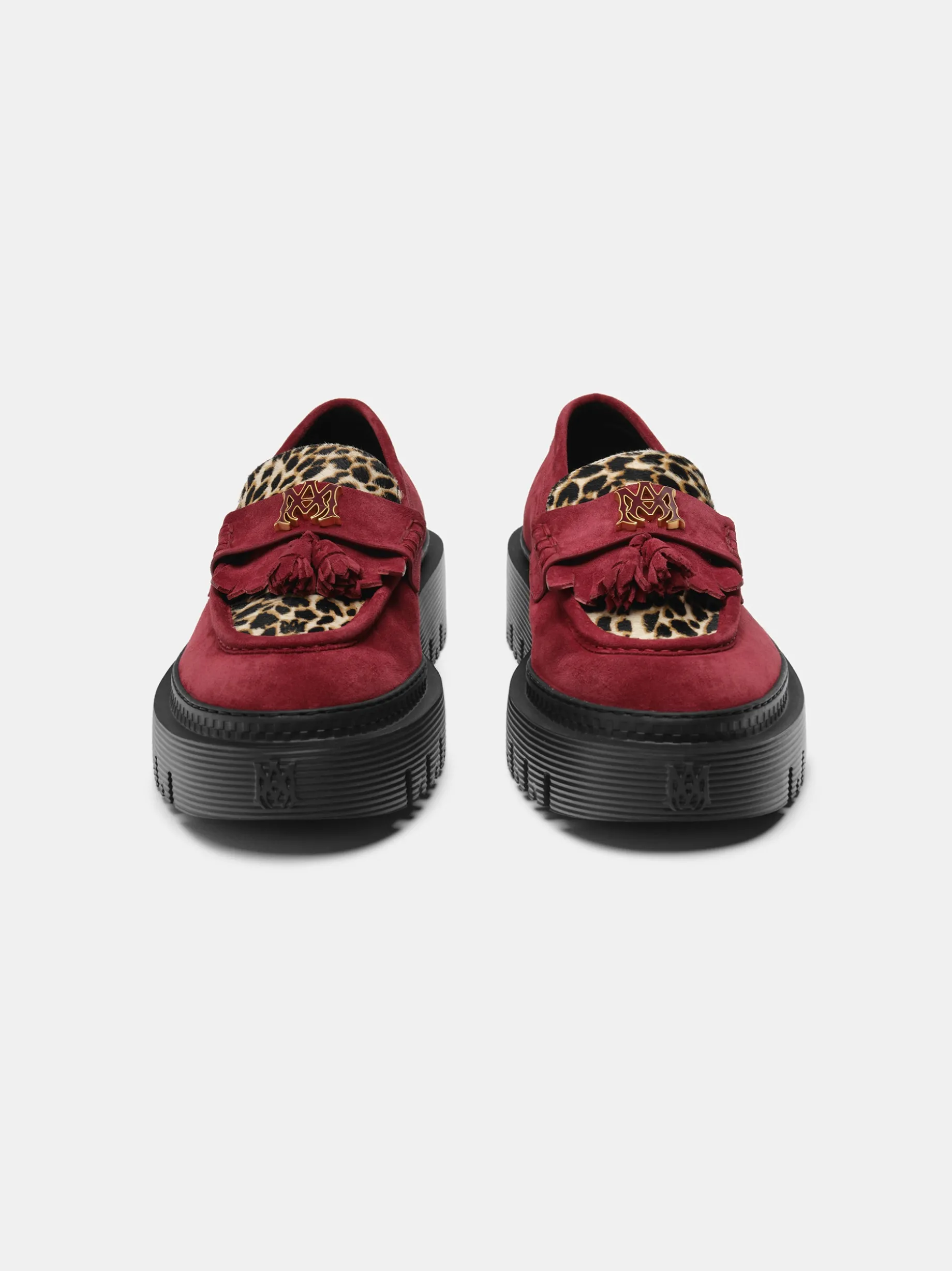 MA TASSLE LEOPARD JUMBO LOAFER