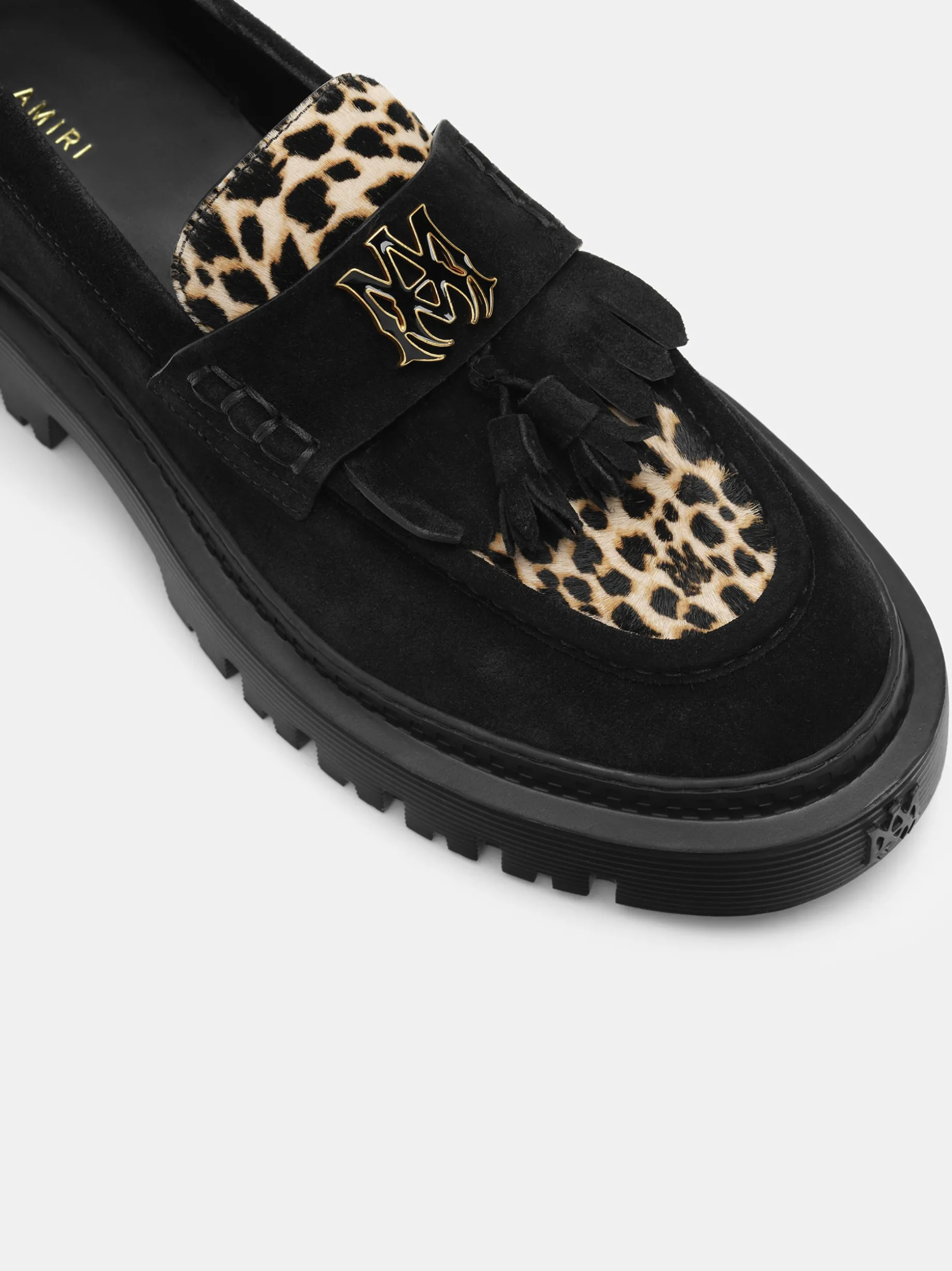 MA TASSLE LEOPARD JUMBO LOAFER
