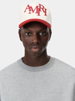 STAGGERED AMIRI CANVAS HAT