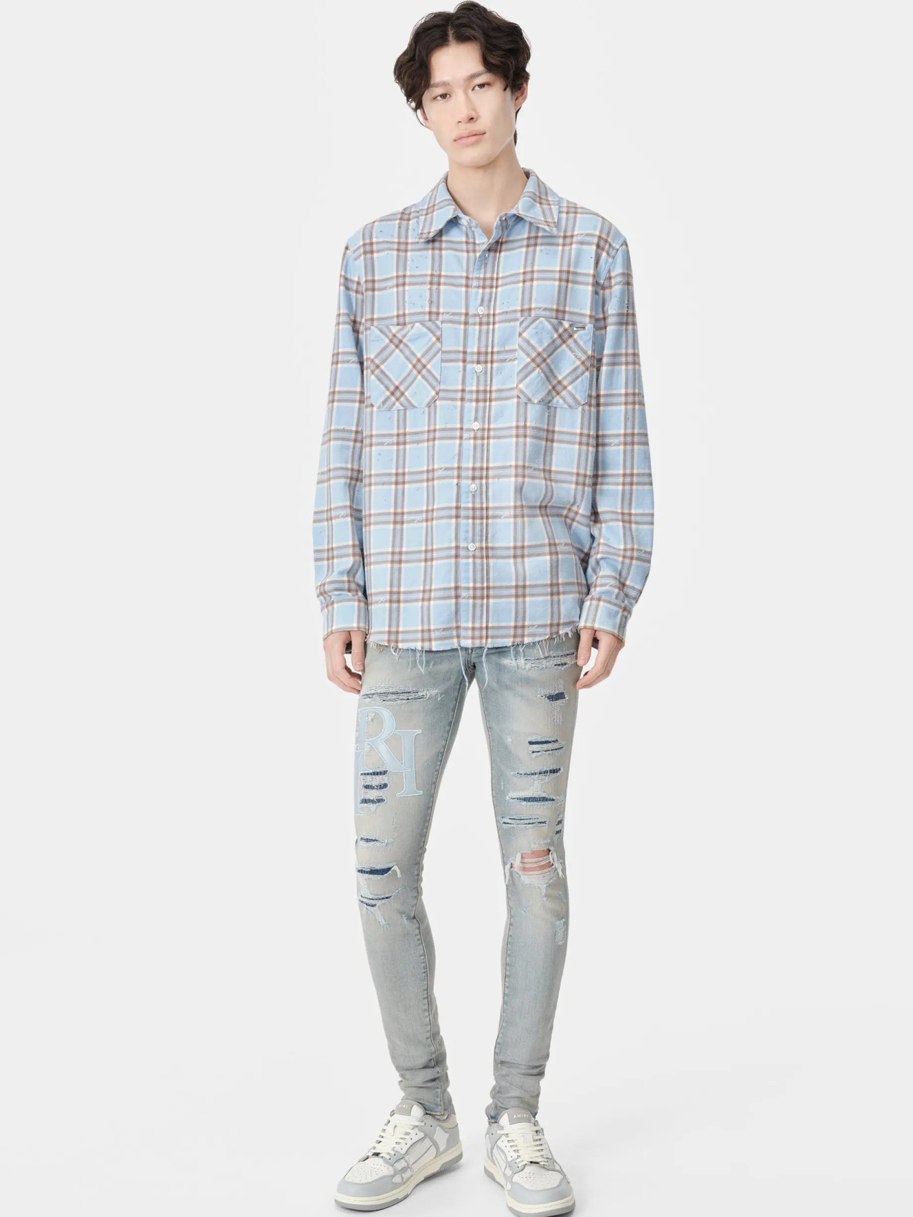 STAGGERED LOGO JEAN