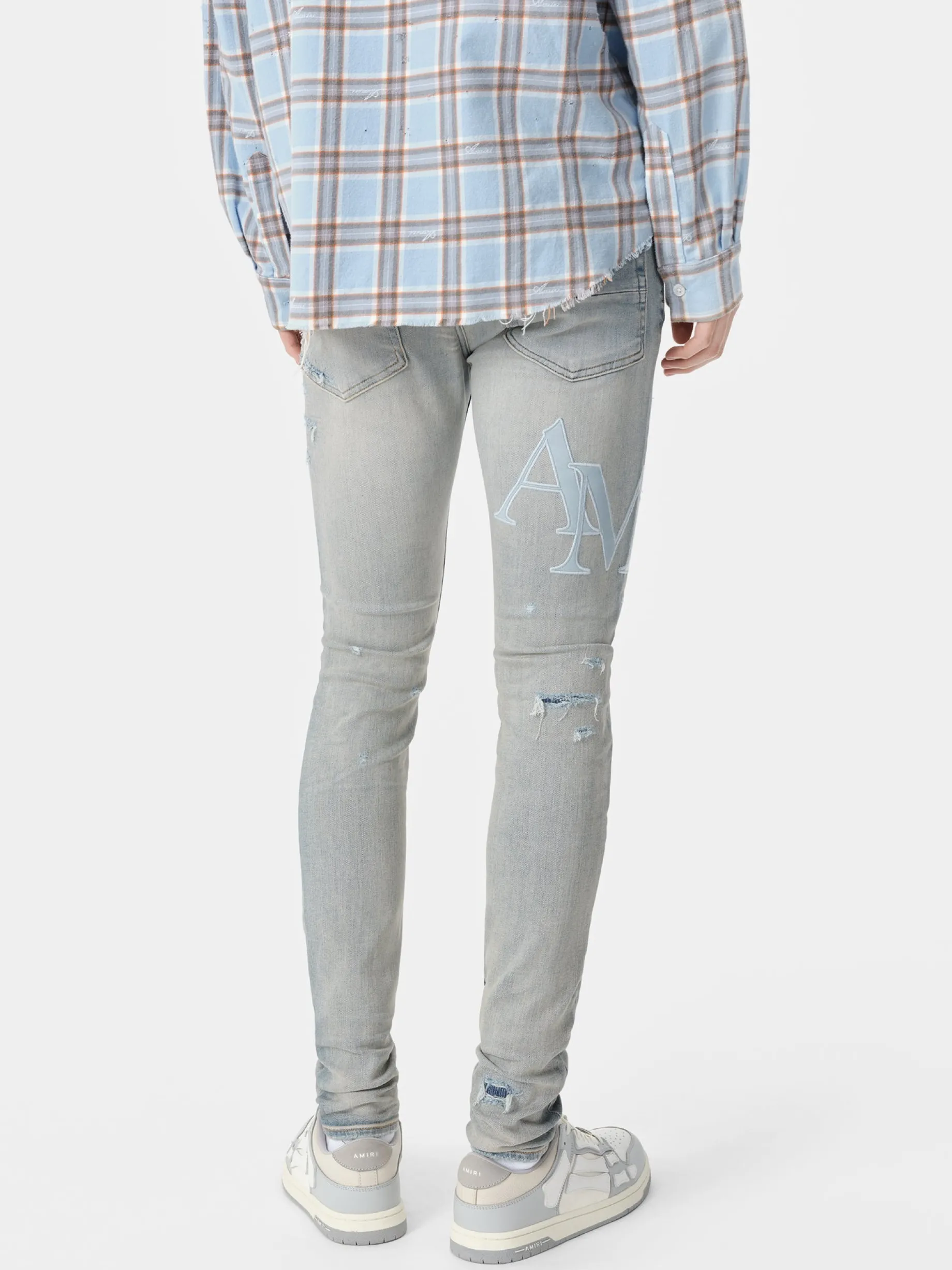 STAGGERED LOGO JEAN