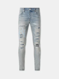 STAGGERED LOGO JEAN