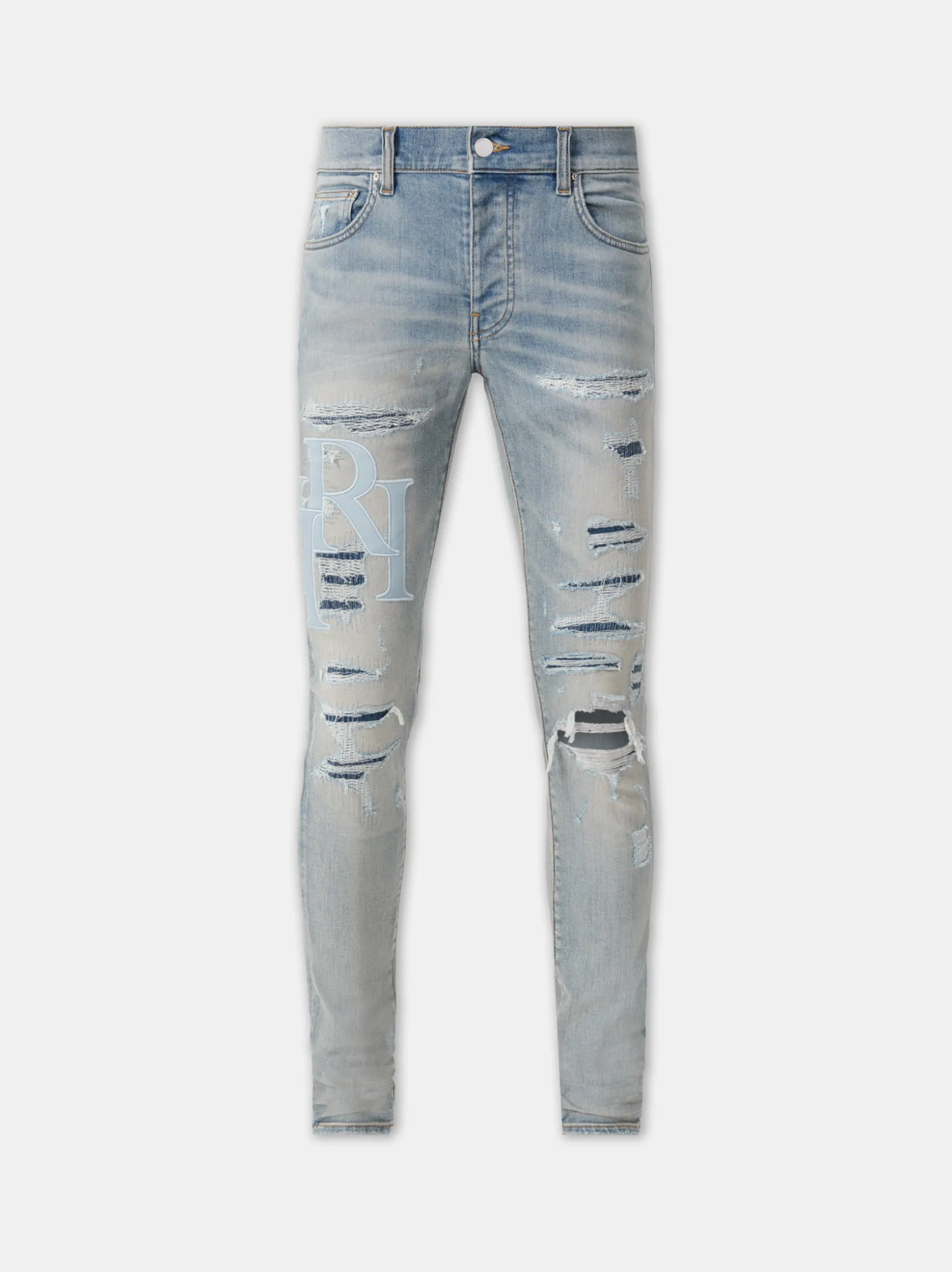STAGGERED LOGO JEAN
