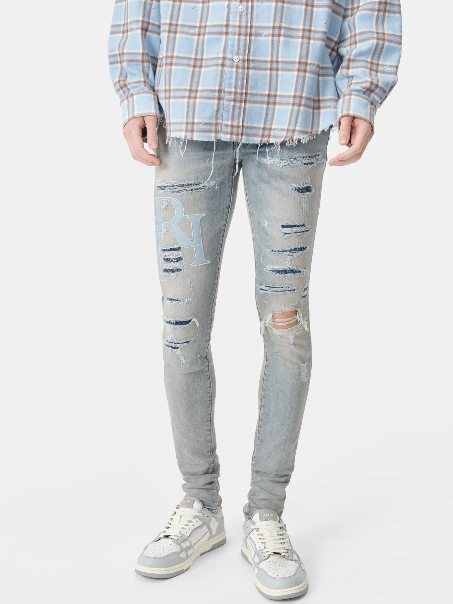 STAGGERED LOGO JEAN