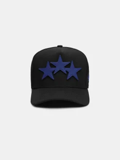 THREE STAR STAGGERED AMIRI FULL CANVAS HAT