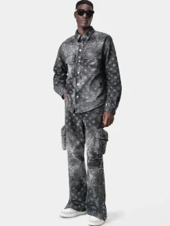 TIE DYE BANDANA M65 BAGGY CARGO