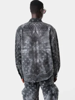 TIE DYE BANDANA OVERSHIRT