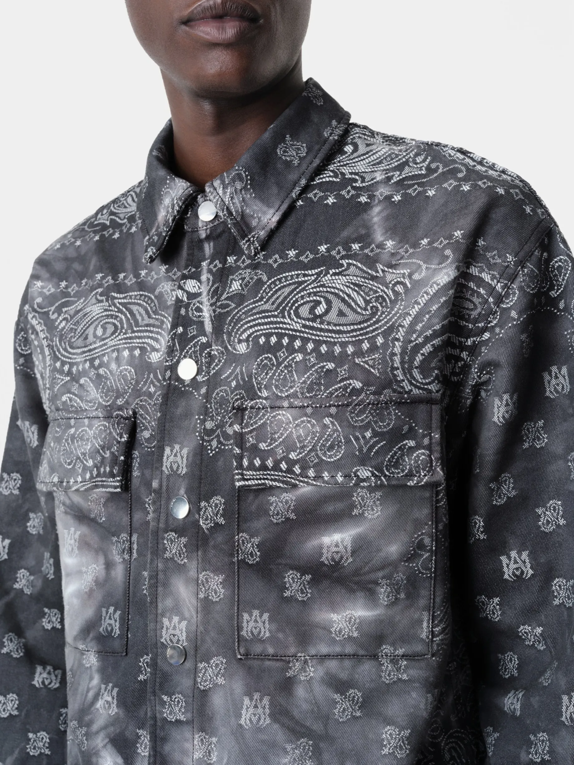 TIE DYE BANDANA OVERSHIRT