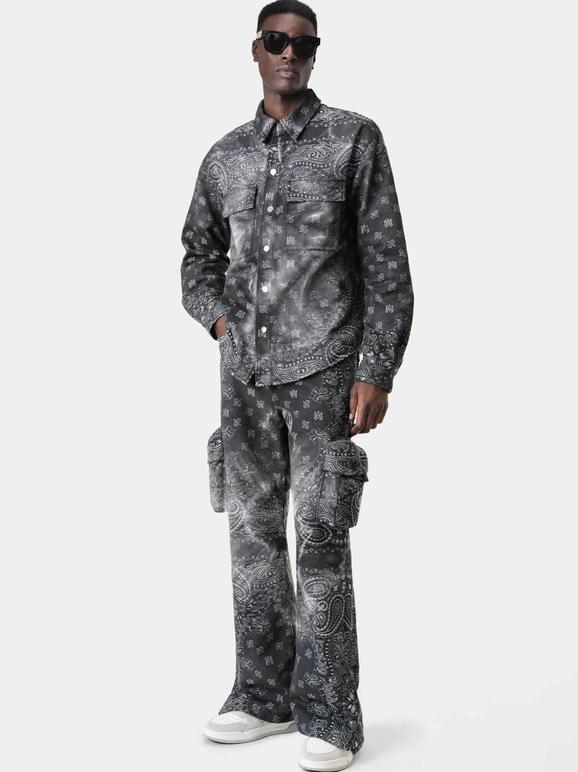 TIE DYE BANDANA OVERSHIRT