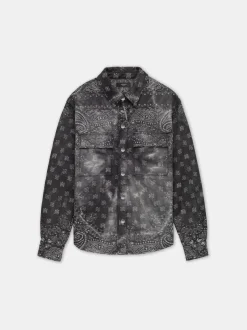 TIE DYE BANDANA OVERSHIRT