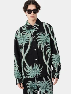 TWISTED PALMS TAPESTRY OVERSHIRT
