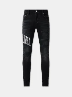 VARSITY LOGO REPAIR JEAN