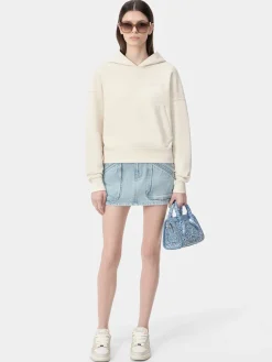 WOMEN'S AMIRI EMBROIDERED HOODIE