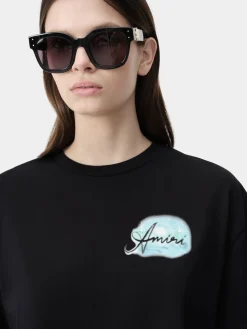 WOMEN'S AMIRI PARADISE AIRBRUSH TEE
