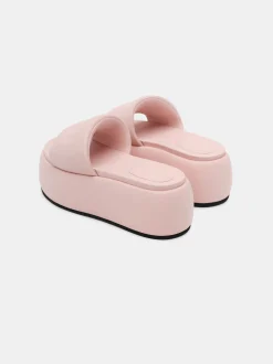 WOMEN'S AMIRI SCRIPT PLATFORM SANDAL