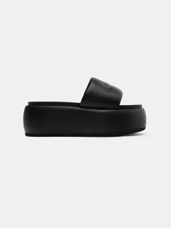 WOMEN'S AMIRI SCRIPT PLATFORM SANDAL