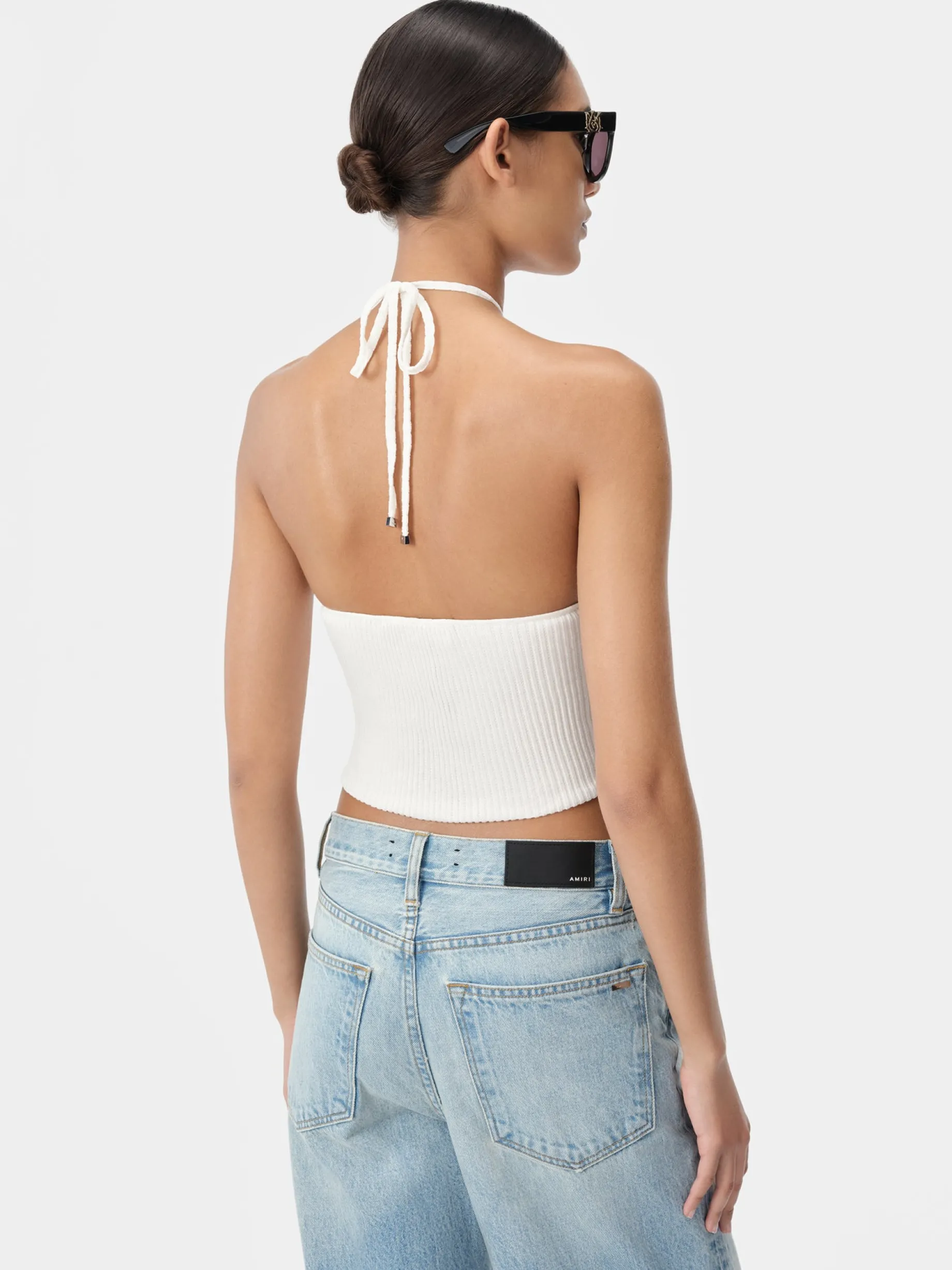 WOMEN'S AMIRI STACKED HALTER TOP