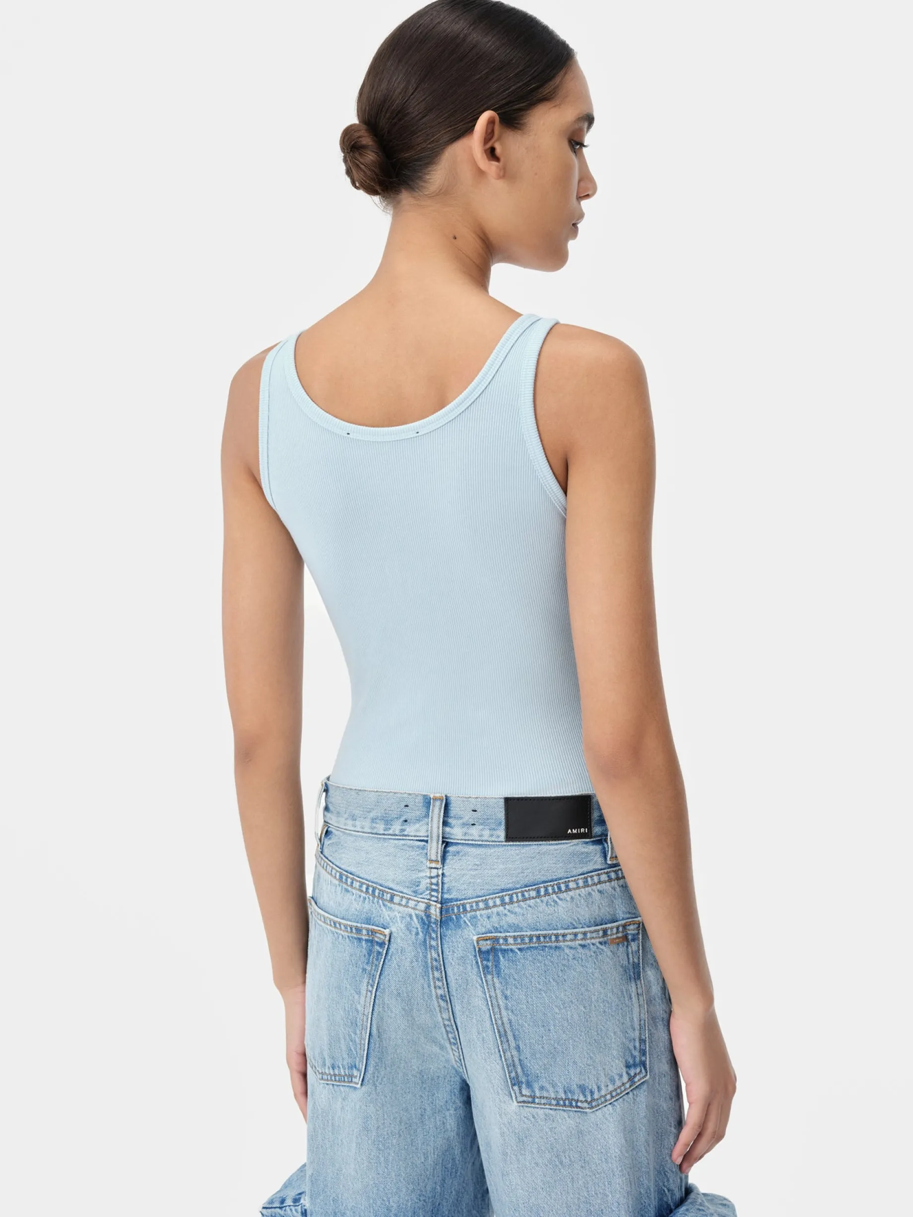 WOMEN'S AMIRI STACKED RIBBED TANK