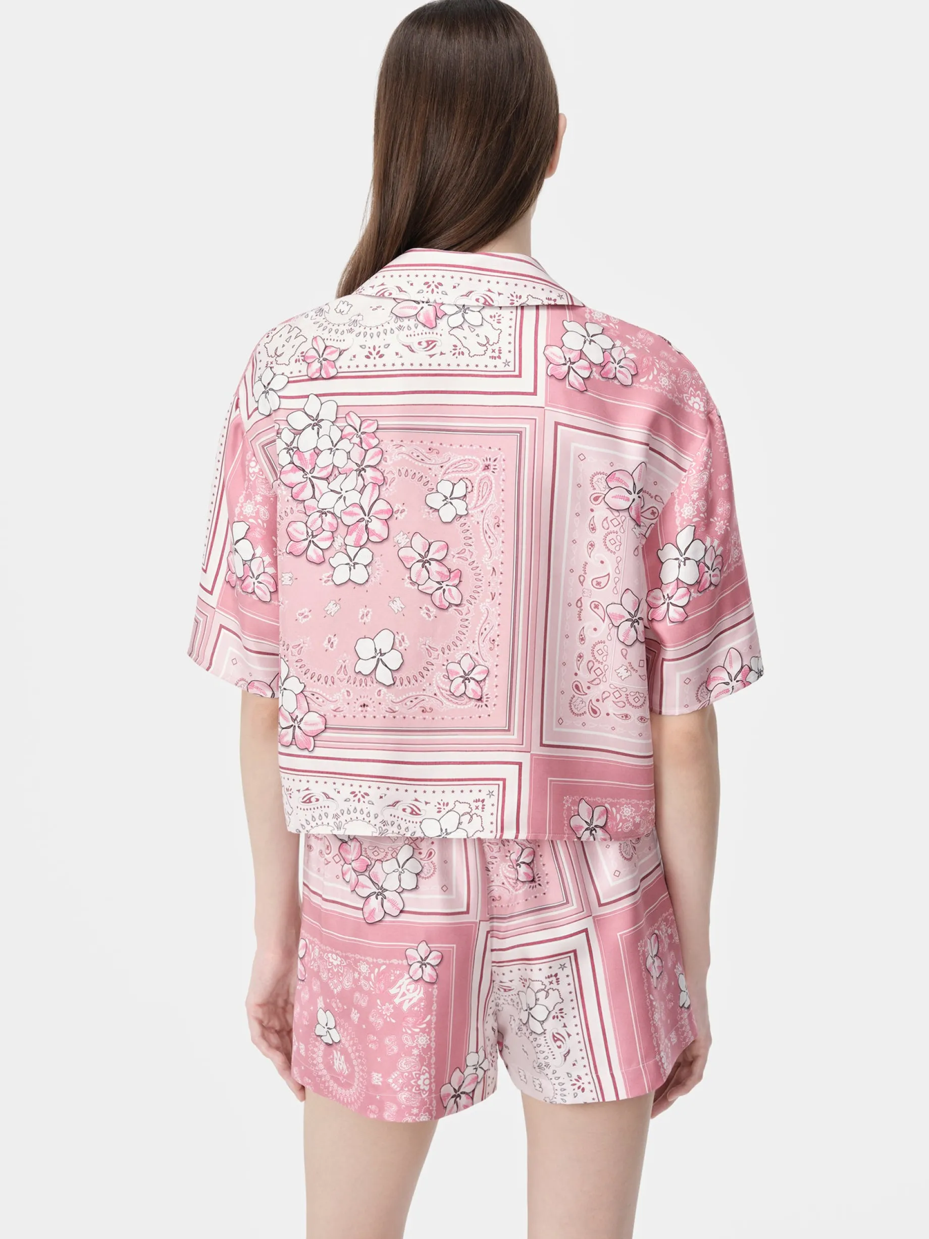 WOMEN'S BANDANA FLORAL SHIRT