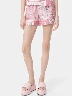 WOMEN'S FLORAL BANDANA BOXER SHORT