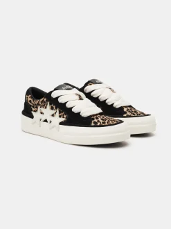 WOMEN'S LEOPARD SUNSET SKATE LOW