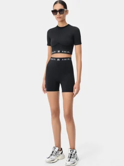 WOMEN'S MA RIBBED SEAMLESS S/S TOP
