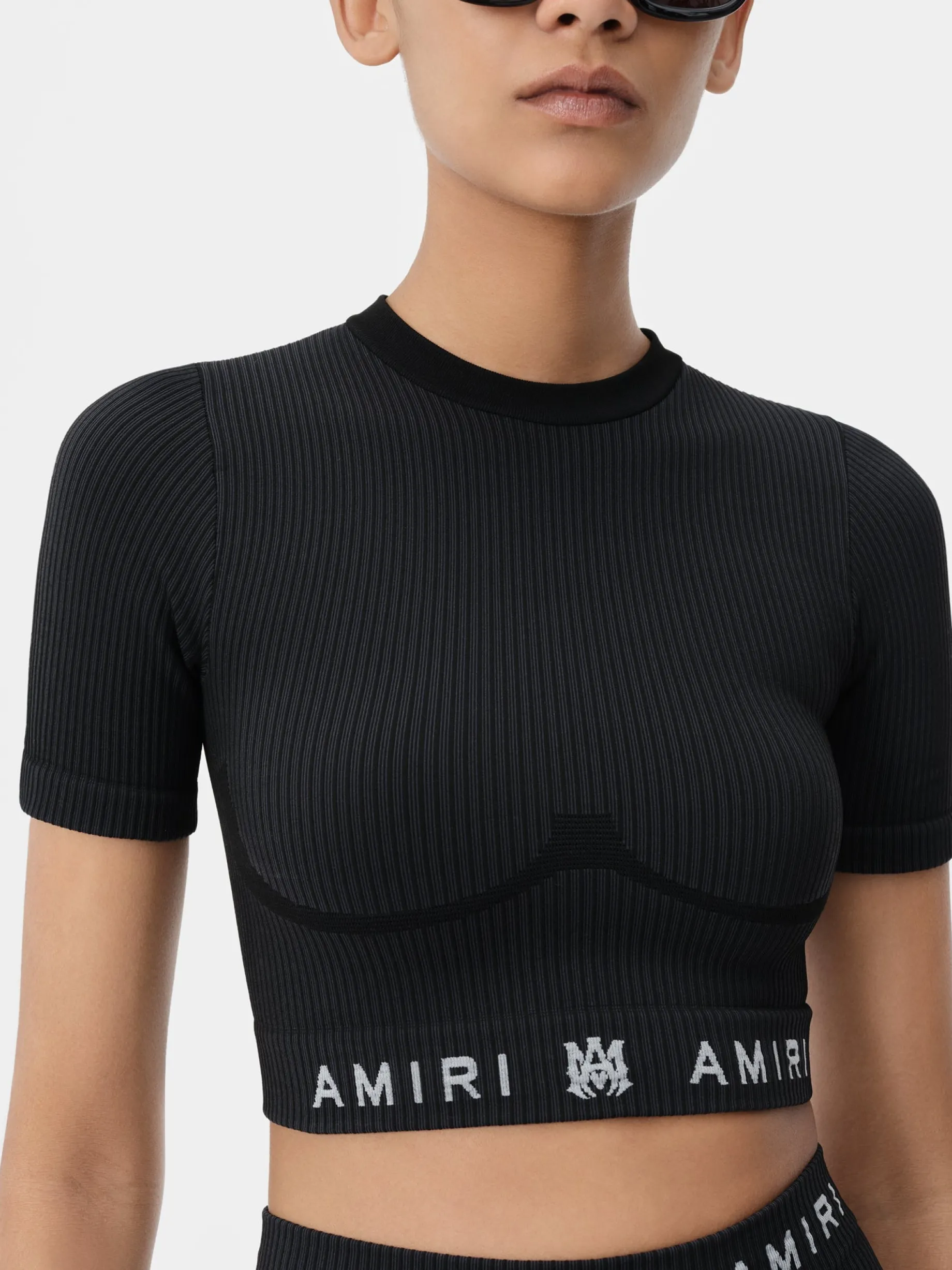 WOMEN'S MA RIBBED SEAMLESS S/S TOP