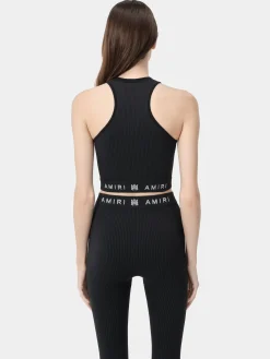 WOMEN'S MA RIBBED SEAMLESS TANK TOP