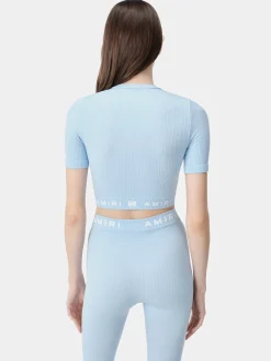 WOMEN'S MA RIBBED SEAMLESS S/S TOP