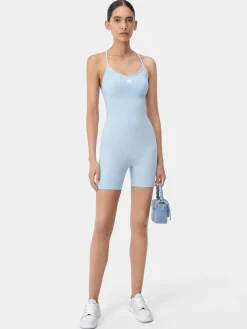 WOMEN'S MA RIBBED SEAMLESS ROMPER