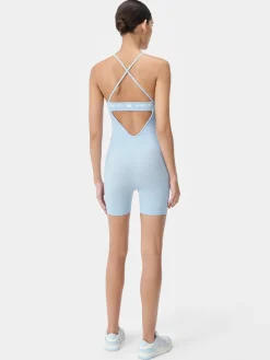 WOMEN'S MA RIBBED SEAMLESS ROMPER