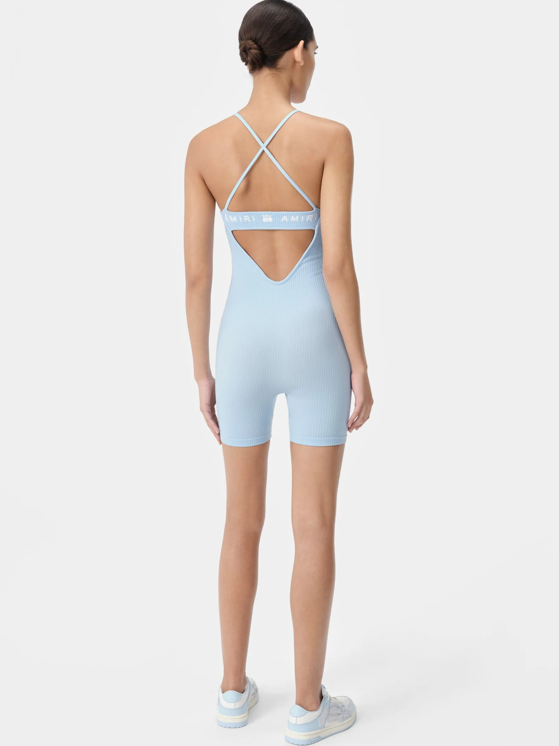 WOMEN'S MA RIBBED SEAMLESS ROMPER