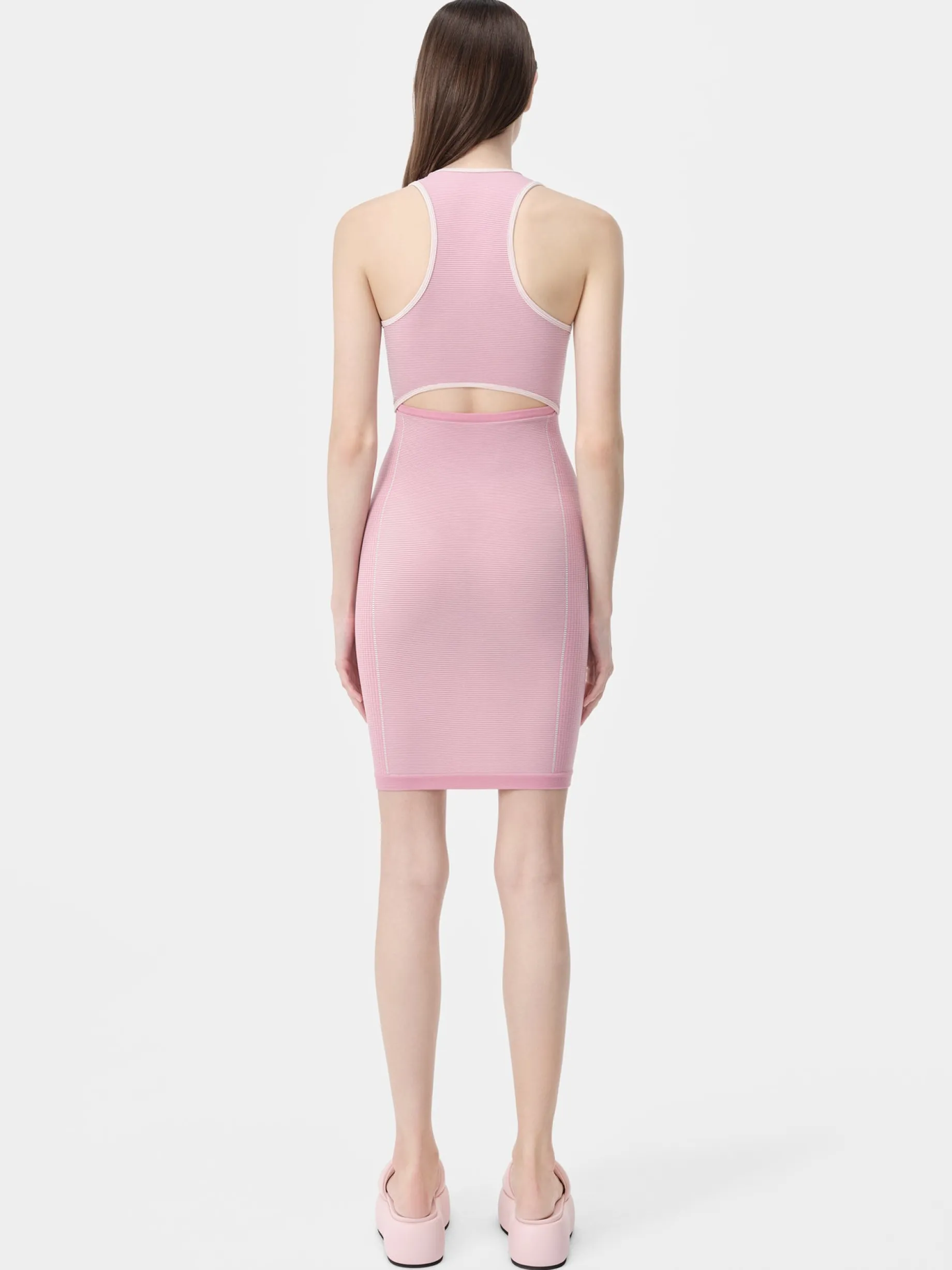 WOMEN'S MA SEAMLESS CUT-OUT MINI DRESS