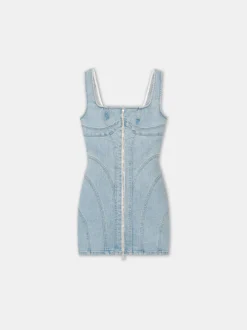 WOMEN'S ZIP CORSET DRESS