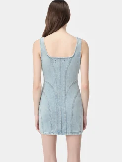 WOMEN'S ZIP CORSET DRESS
